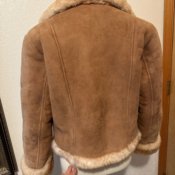 Women's Authentic Western Sheepskin leather Jacket S/M - Picture 3 of 13
